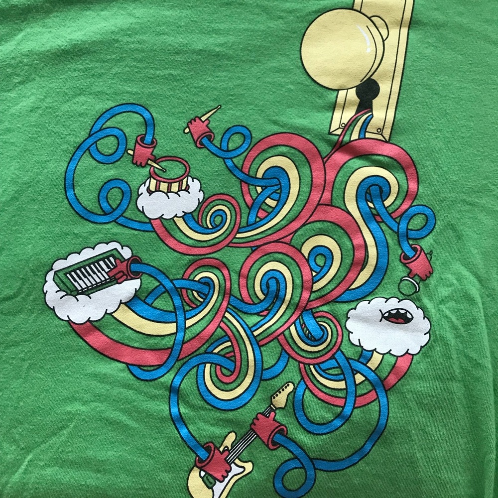 Threadless Mission Listen Green T-Shirt